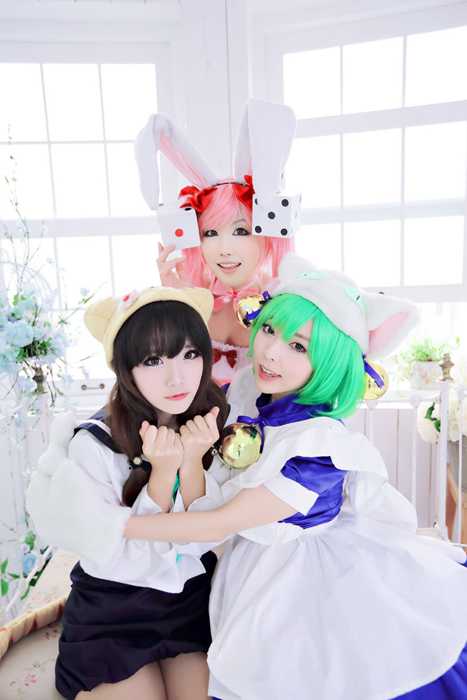 [韩国团体Spiral Cat's螺旋猫Cosplay写真]ID0008 Di Gi Charat